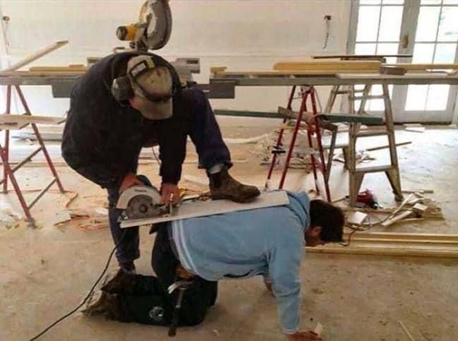 The Trust Fall of Carpentry