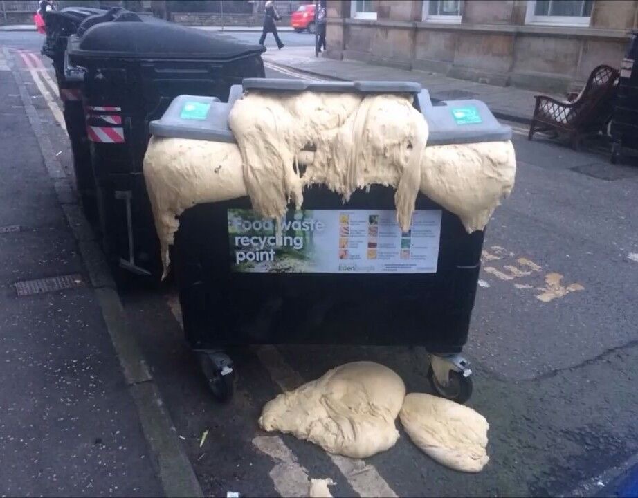 Dumpster Dough Rising