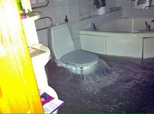 The Great Toilet Geyser