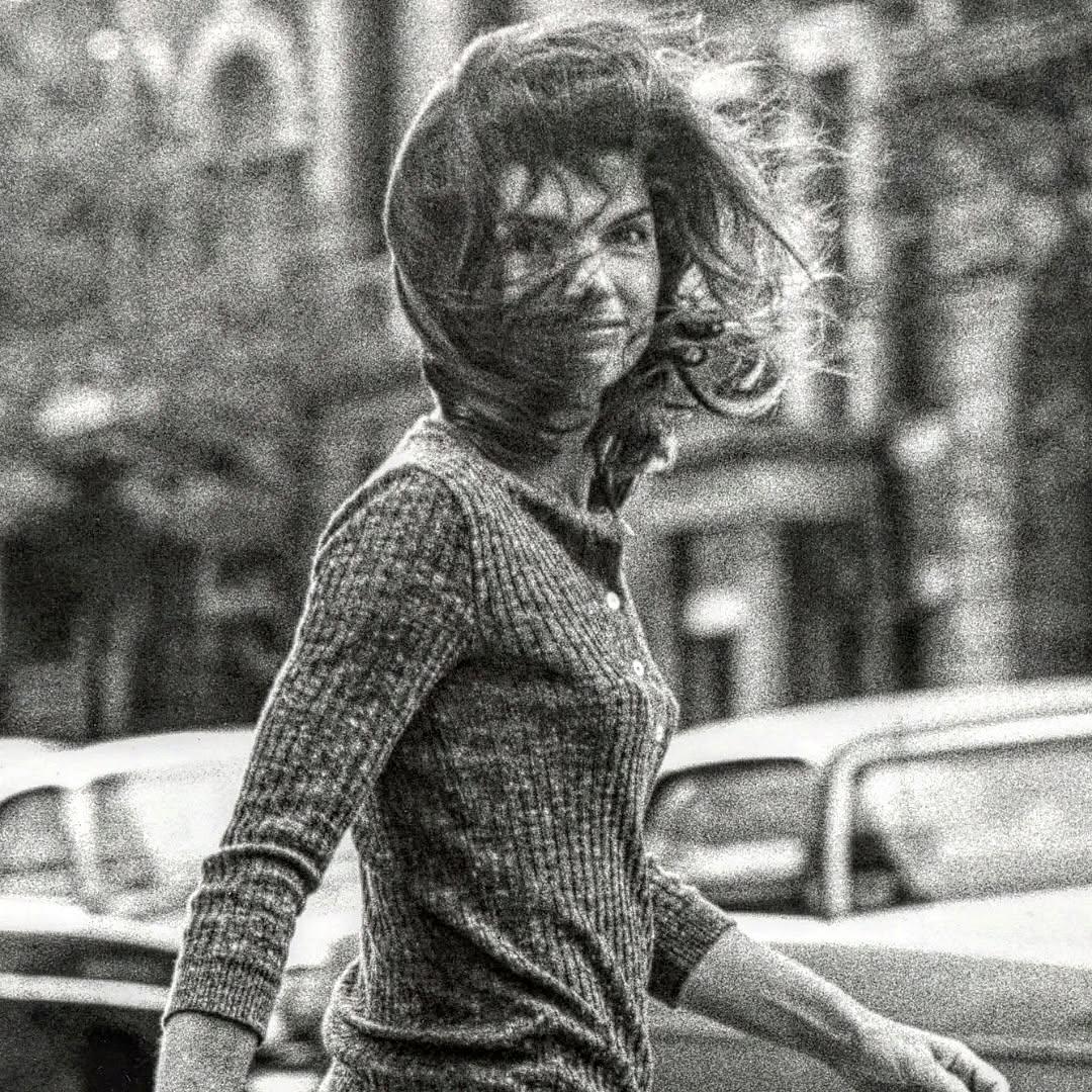 Even the wind wanted to steal her spotlight.