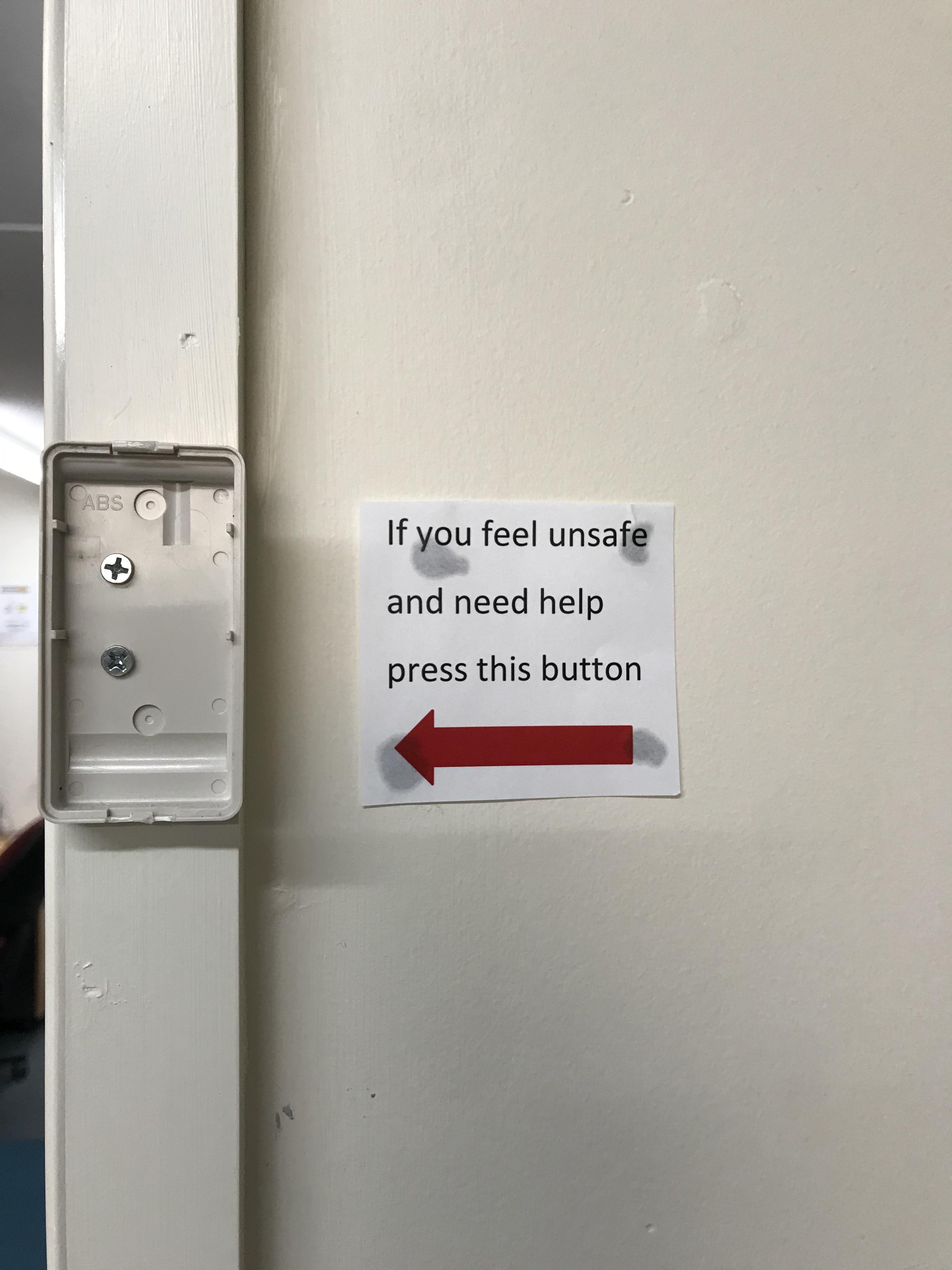 If you feel unsafe, well that's it then.