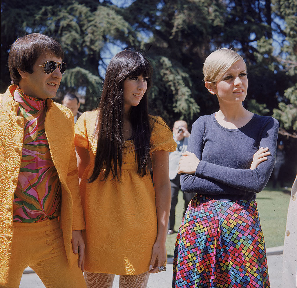 With Sonny and Cher, legends of pop culture.