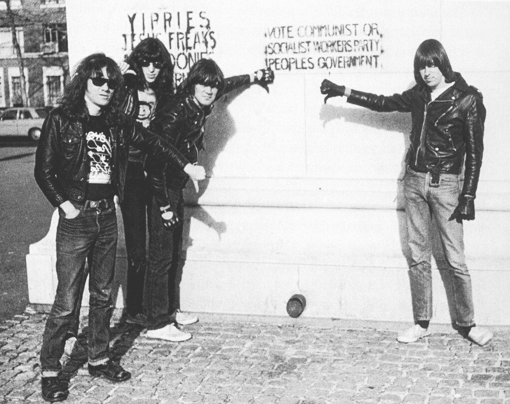 The Ramones rewriting what cool was.