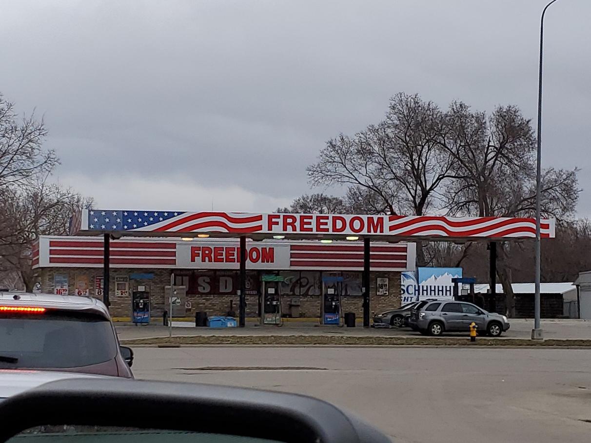 Freedom is everywhere, supposedly.