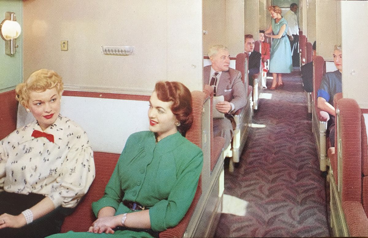 A carriage full of glamour and gossip.