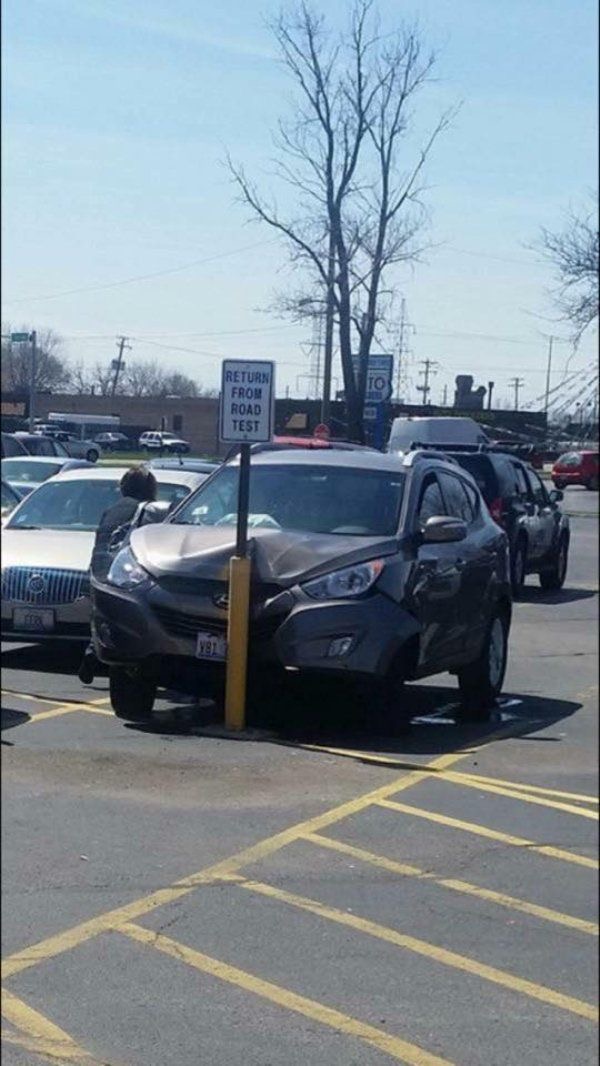 One Parking Lot, One Post, Infinite Regret