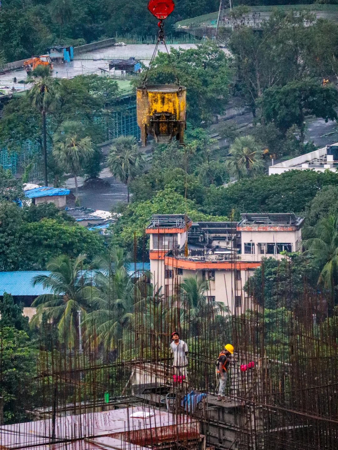 Waiting for the concrete