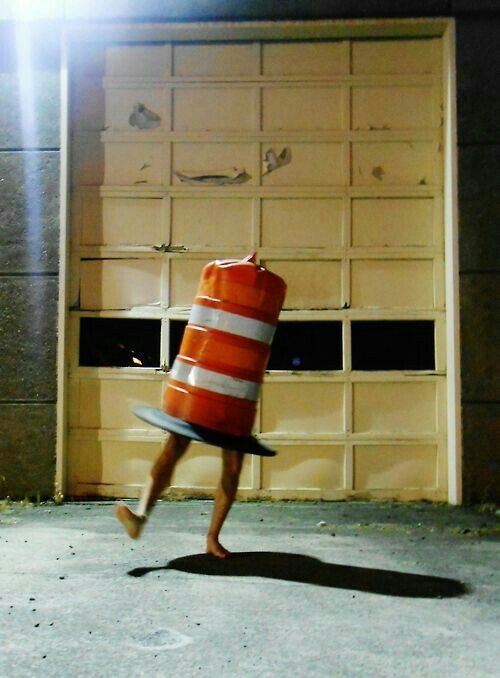 Traffic Cone With Legs