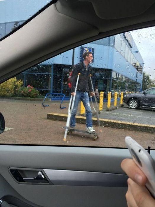 Skating in a Dangerous Way