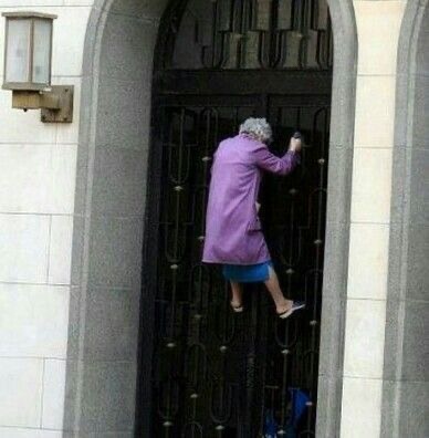 Grandma’s Hanging There