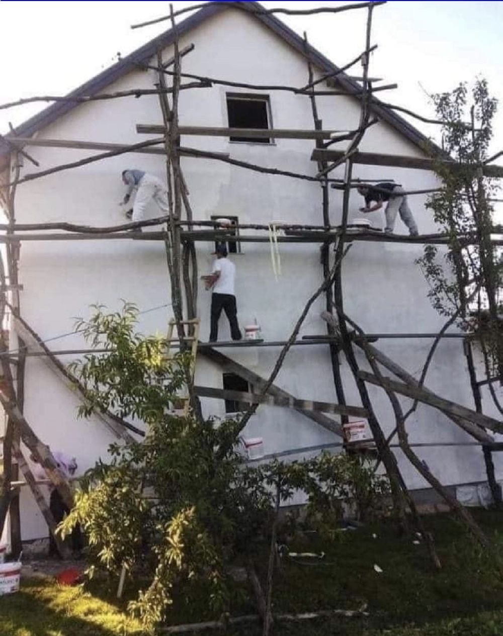 Stanging on a Bunch of Wood