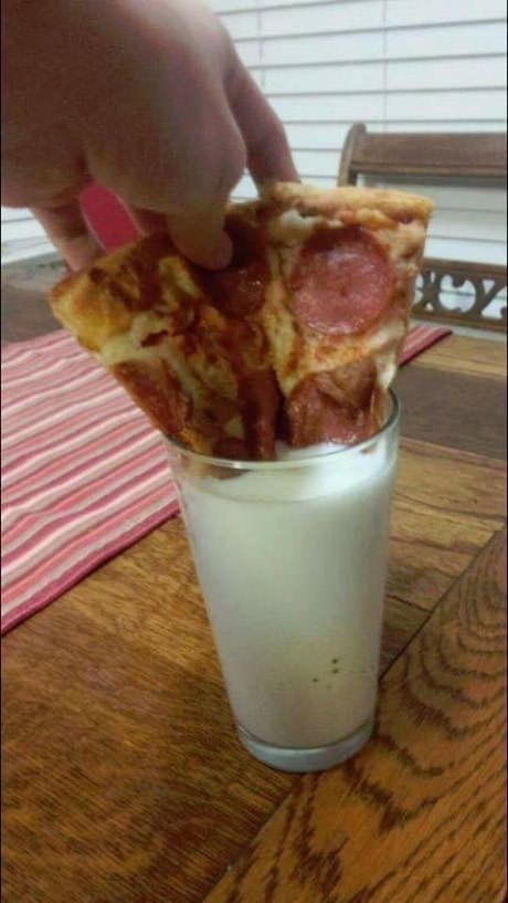 Milk & Pizza Combo Meal