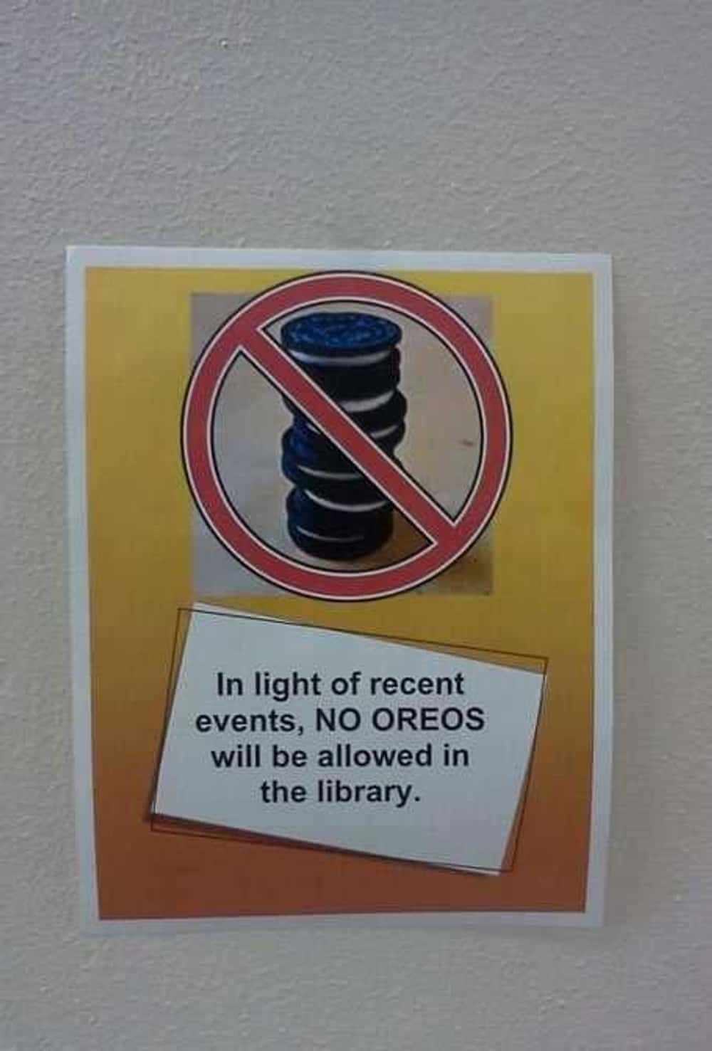 NO OREOS