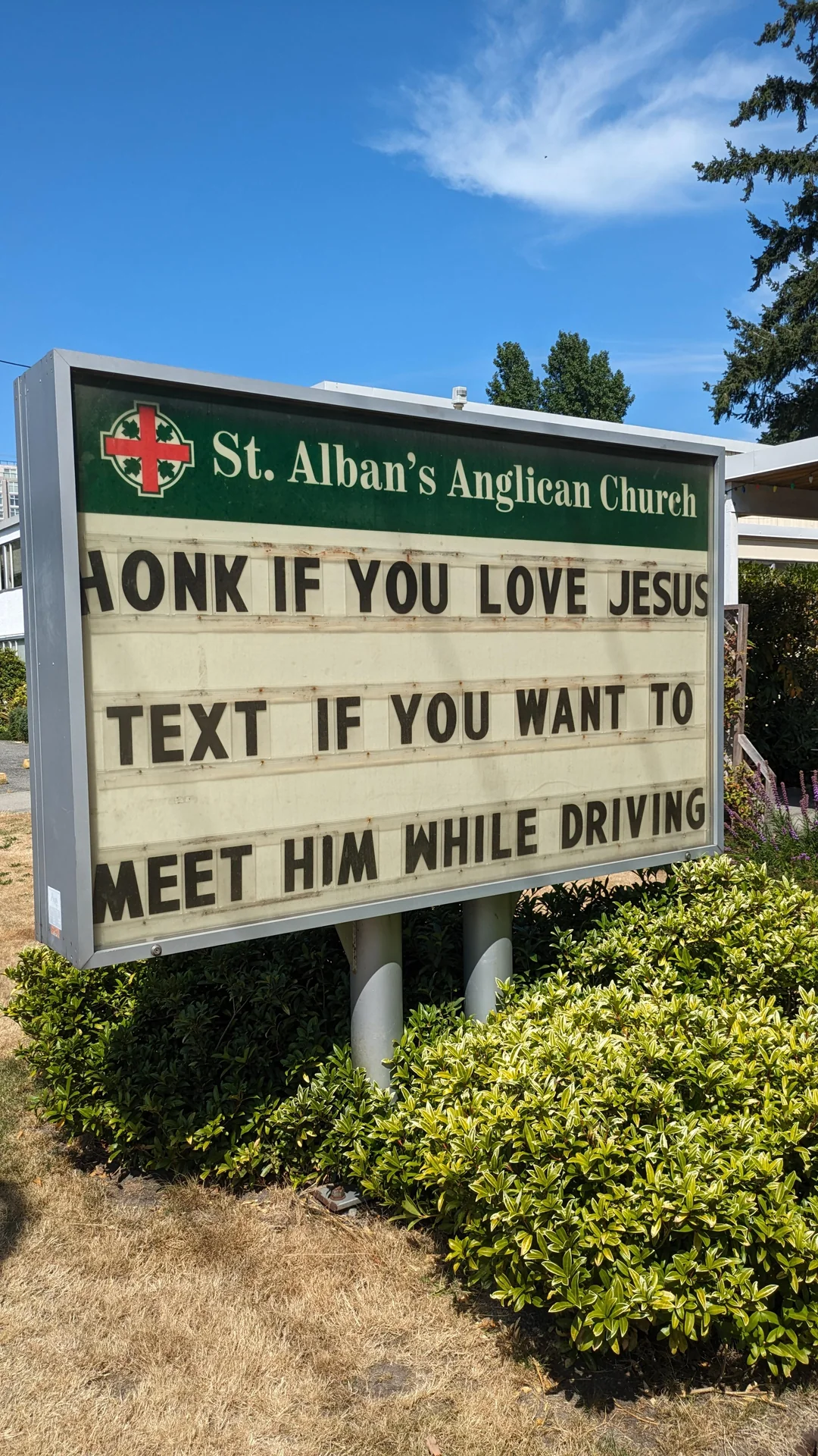 Honk if you love Jesus