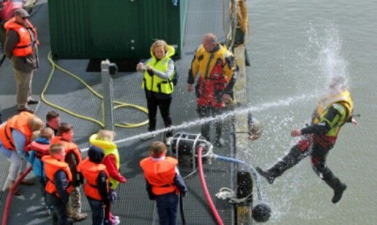 Firefighters Blasting Their Own Guy
