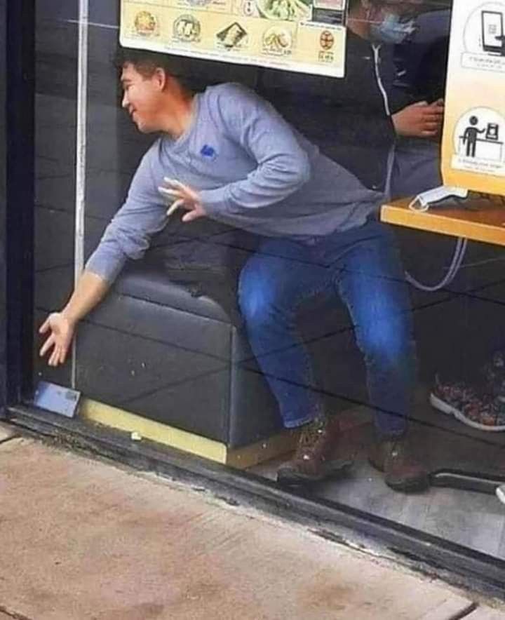 Guy Drops Phone in Impossible Spot