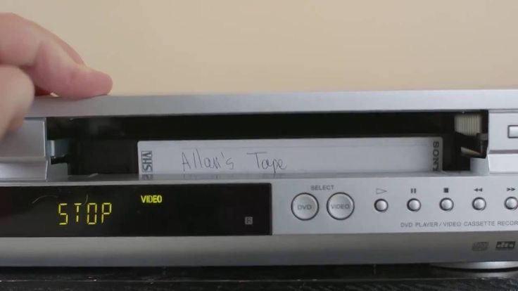The “swoosh” sound of a VHS going into the VCR