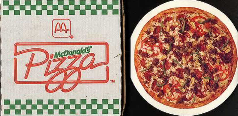 McDonald’s pizza 