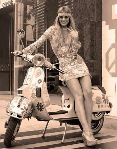 Hippie Vespa