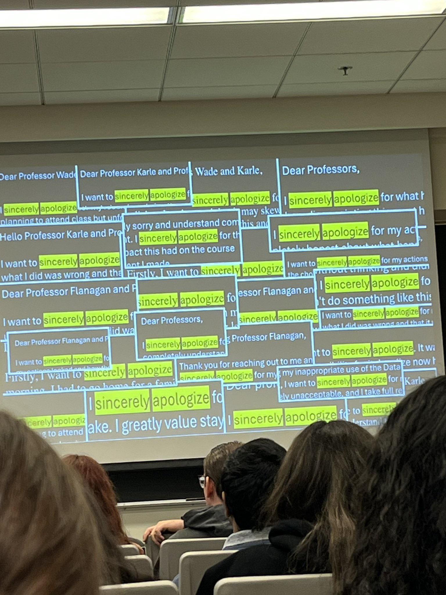 I Sincerely Apologize