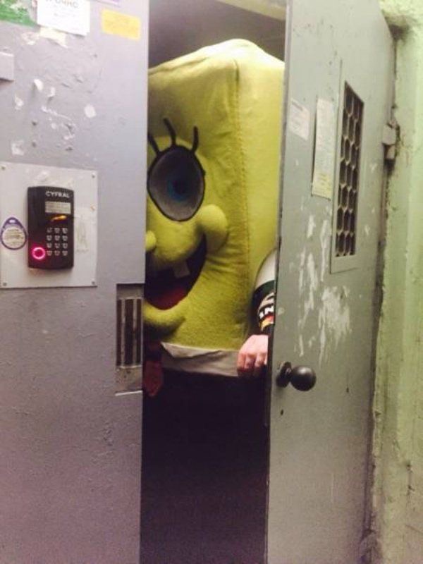 SpongeBob, but He’s Seen Some Things