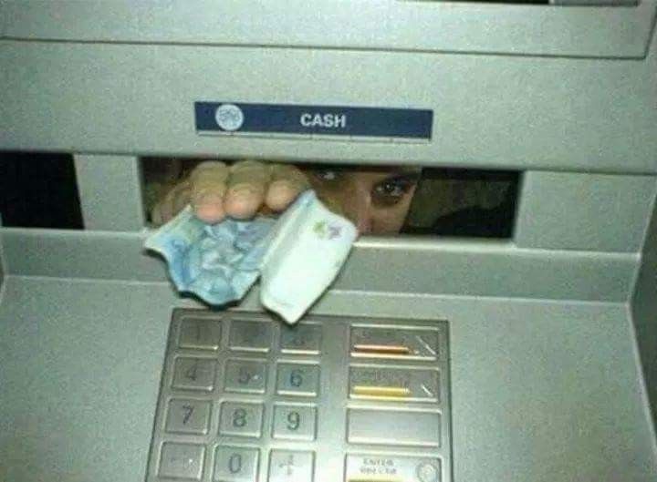 The Human Hiding at the ATM