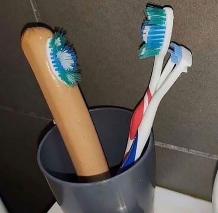 Hot Dog Toothbrush