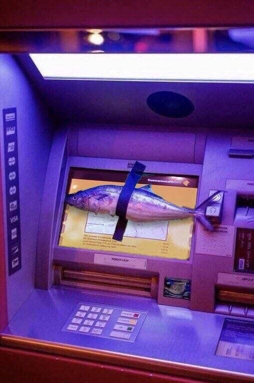 Fish at a Broken ATM