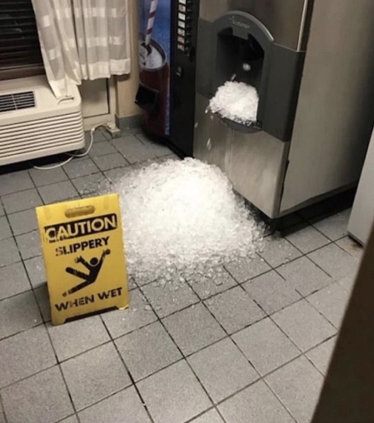 Ice Machine Dumps Everything