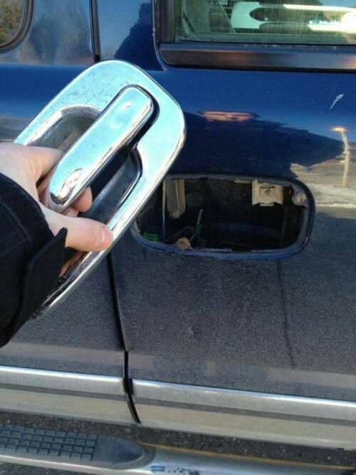 Car Door Handle Snaps Off