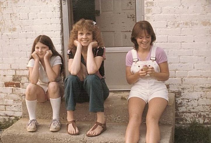 Three Girls on the Porch