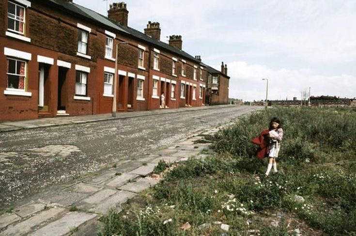 Abandoned Street and Girl