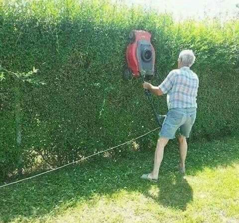 Grandpa vs. The Fence 