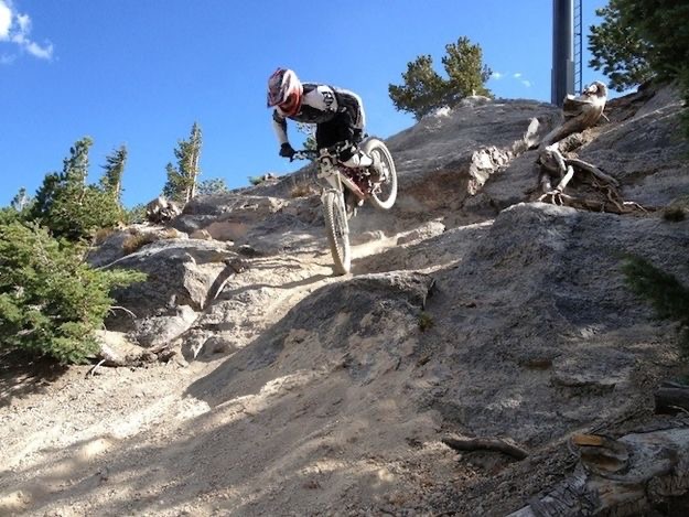 Cyclist on the Edge of Nope