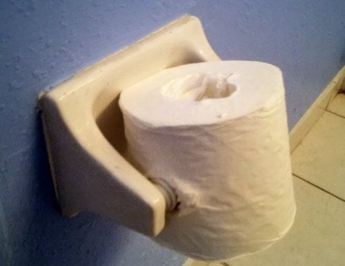 Sideways Toilet Paper
