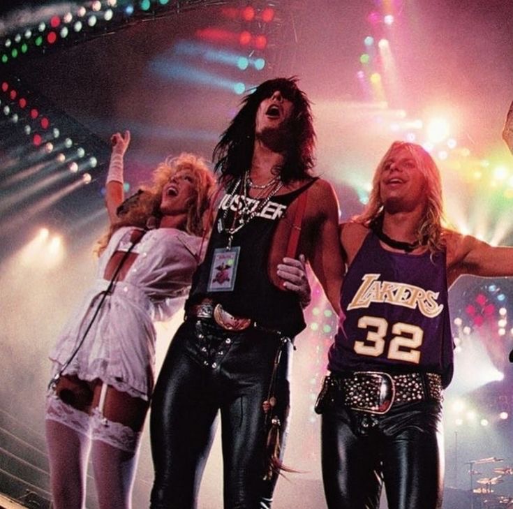 Nikki Sixx, Vince Neil, and a Girl 