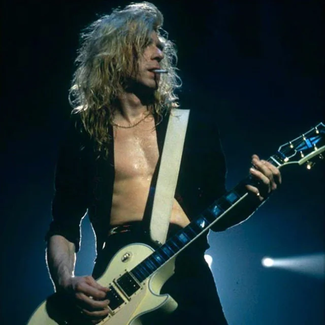 Steve Clark on stage