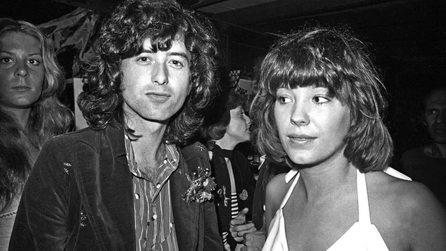 Pamela Des Barres and Jimmy Page, 1970s