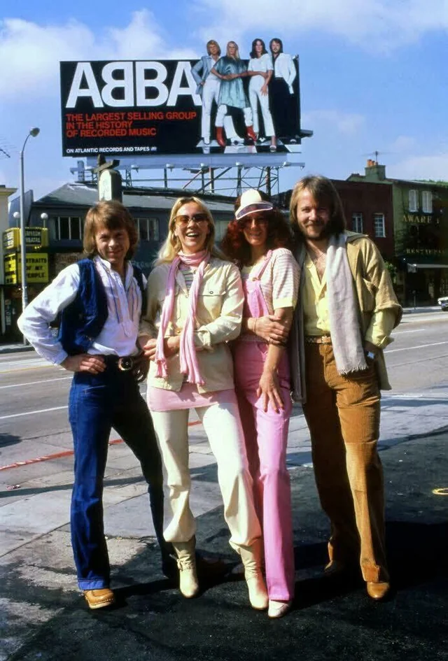 ABBA in the strip, 1977
