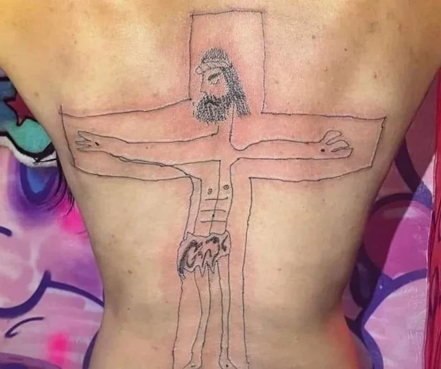 Stick figure Jesus