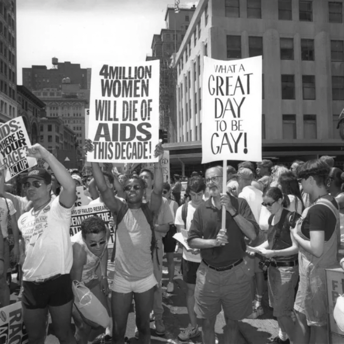 AIDS / Gay Rights Protest. New York City, 1990s