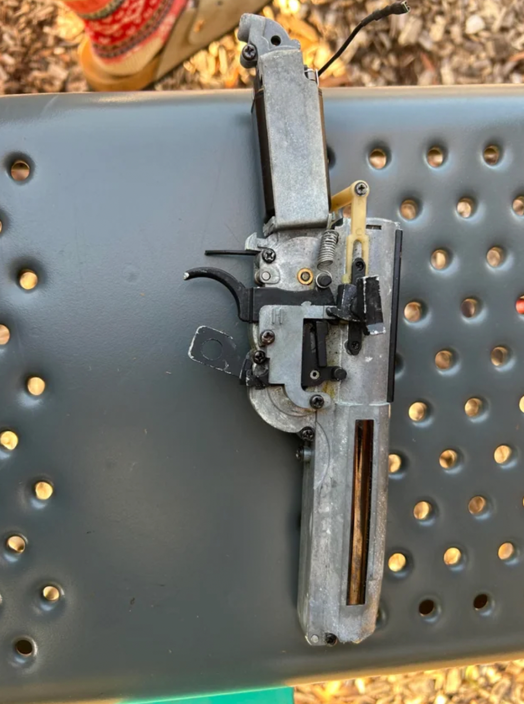 “—Found at a park. It’s heavy.”