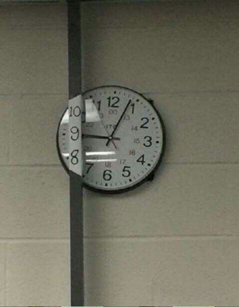Clock with the Giant Tube Problem