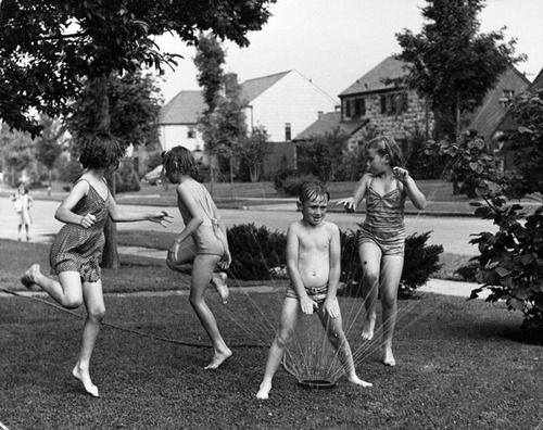 Drinking from the garden hose