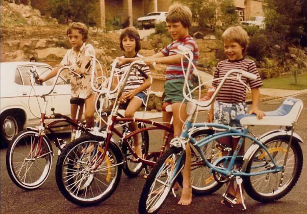 Riding bicycles with no helmet