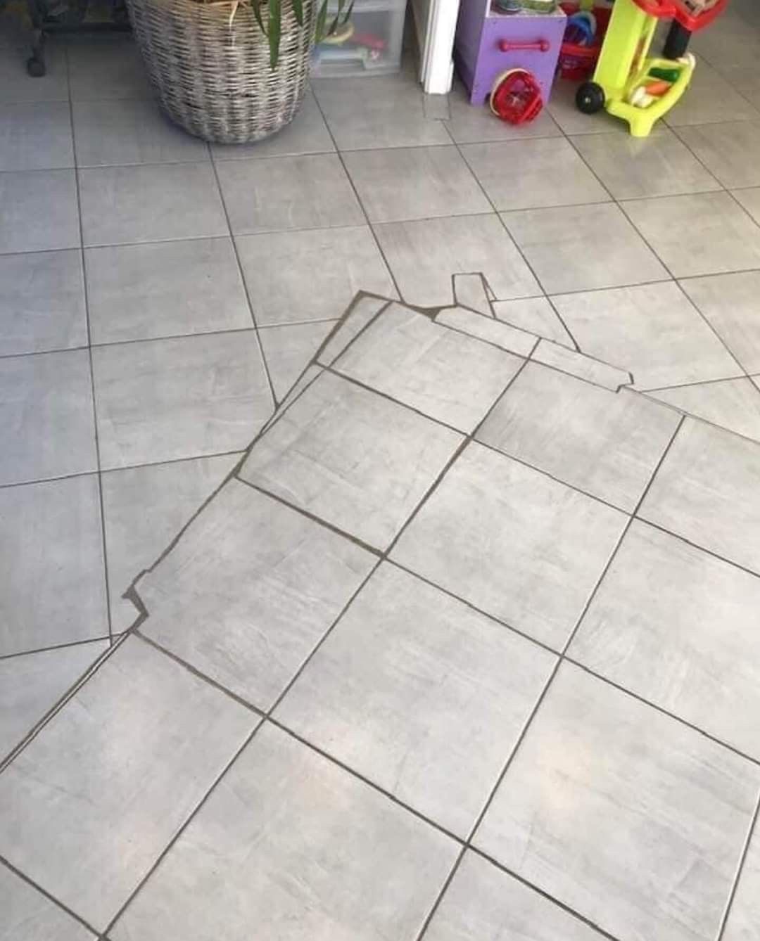 Floor Designed by Someone Who Closed Their Eyes