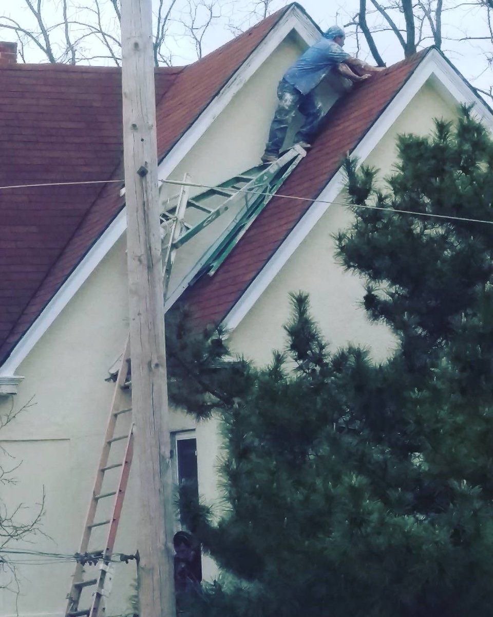 Ladder Aiming for the Roof Like It’s Heaven