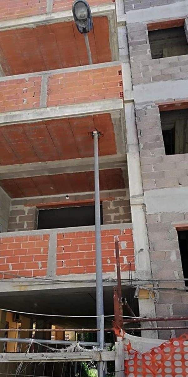 Building Wrapped Around a Light