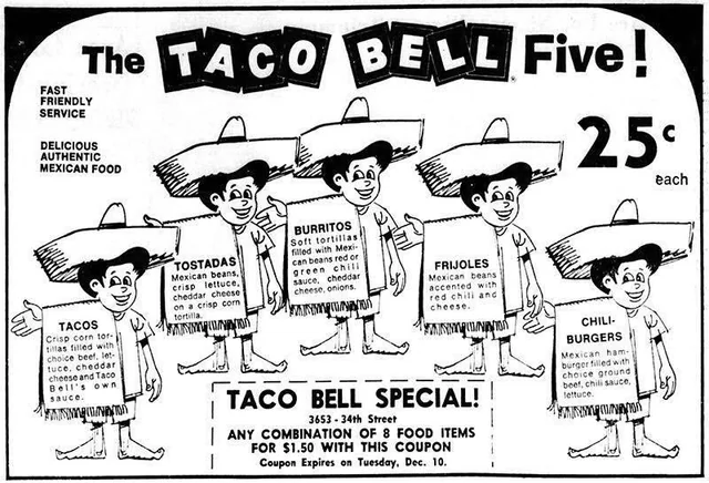 Taco Bell, 1960s