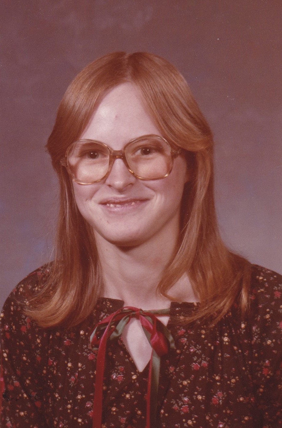 Nerd Girl With Glasses Too Big for Her Face